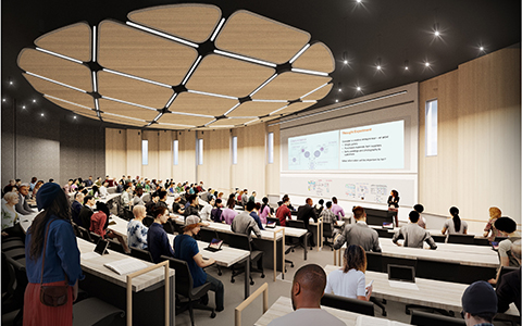 Wymer auditorium concept image