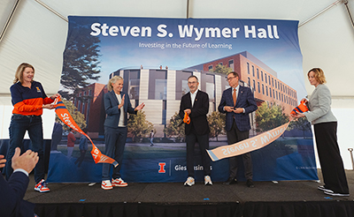 Wymer Hall ribbon cutting ceremony