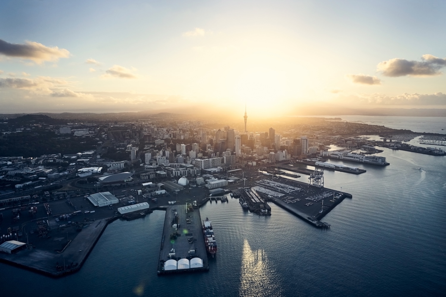 Cityscape of Auckland New Zeland
