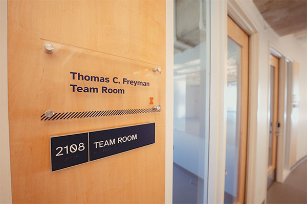 Team Space in Wymer Hall