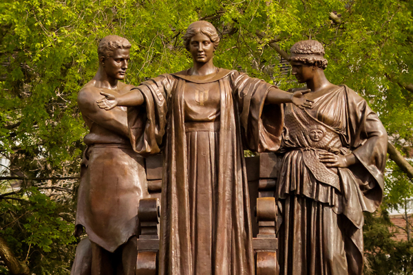 UIUC Alma Mater statue