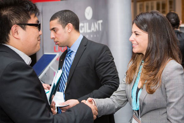 Student at Career Fair