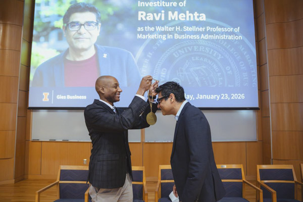 Faculty Investiture with Ravi Mehta
