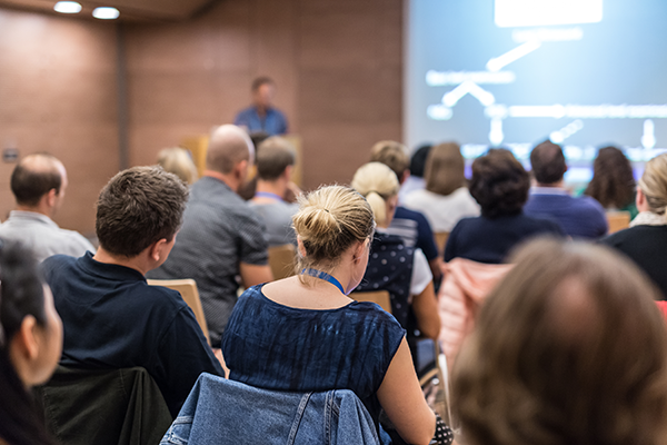 Stock image of healthcare conference