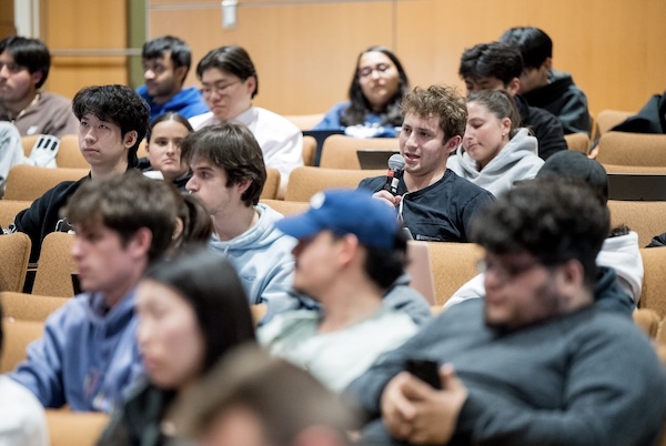 Students in a classroom