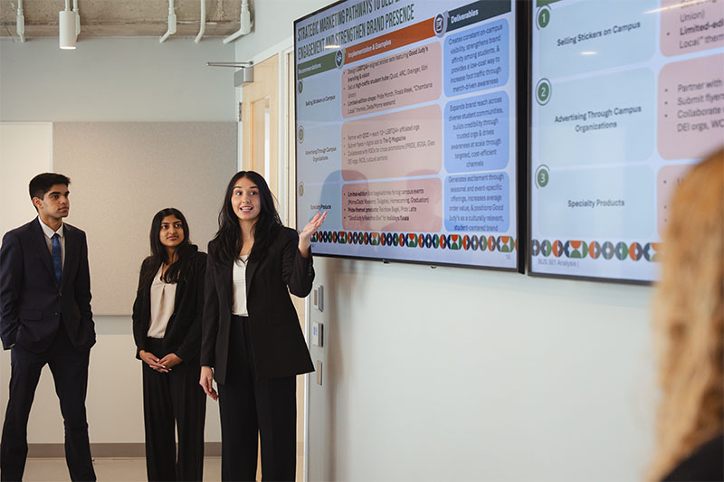 Gies undergraduate student presentation