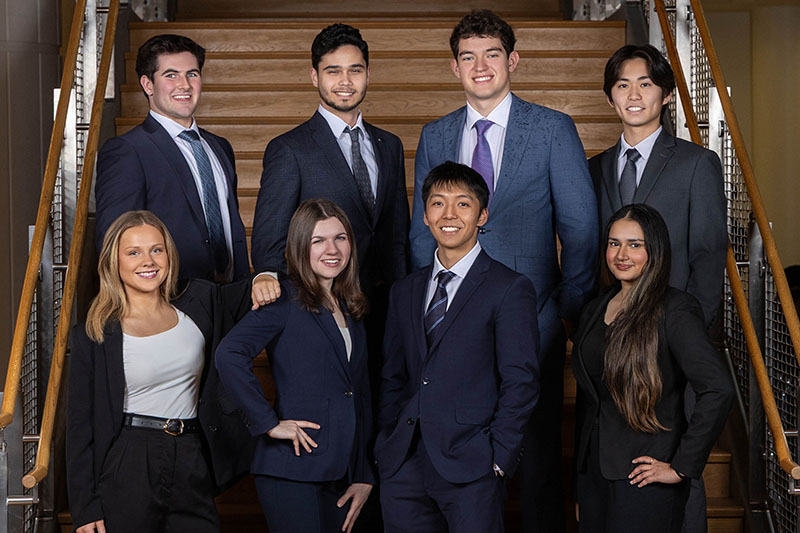 Students from Experential Learning programs smiling