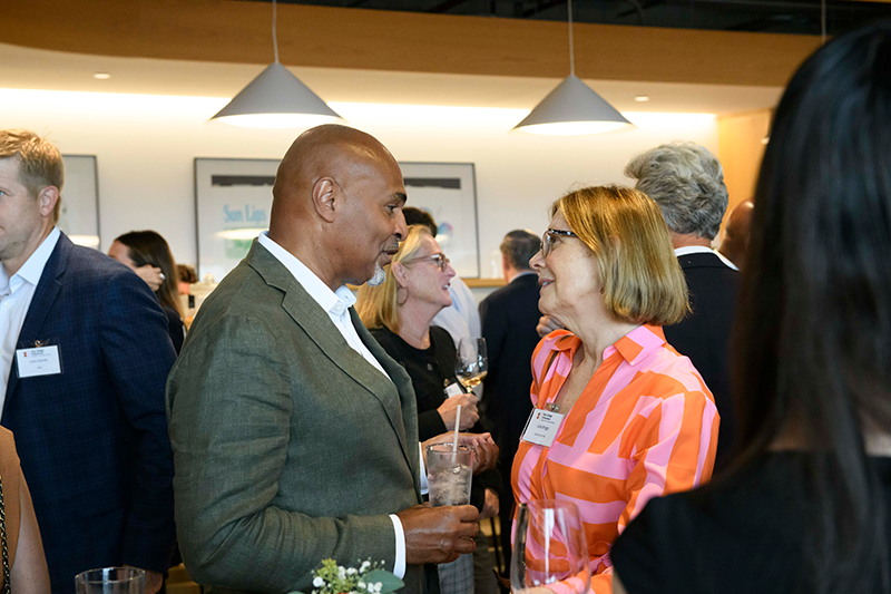 Reichard Real Estate Academy guests talking after meeting
