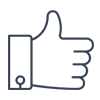 Icon for Thumbs Up