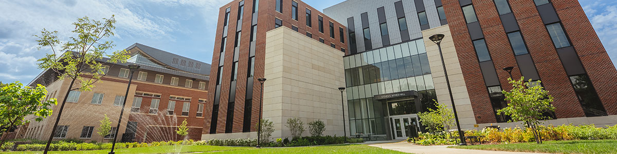 Wymer Hall Exterior Entrance