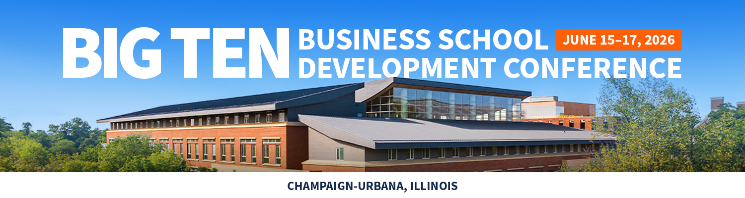 Big Ten Business School Development Conference