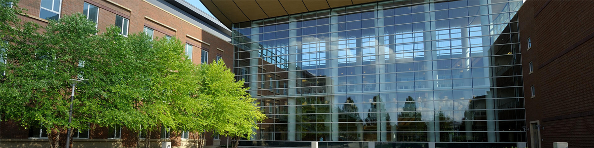 Exterior of Business Instructional Facility at Gies College of Business