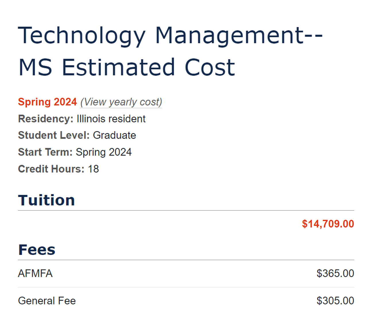 MSTM Tuition & Fees | Gies Master's in Technology Management